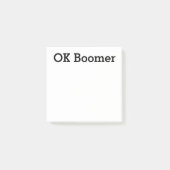 OK Boomer Post-it® Notes (Voorkant)