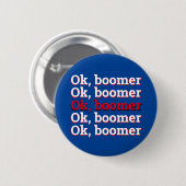 OK Boomer Ronde Button 5,7 Cm (Voorkant /achterkant)