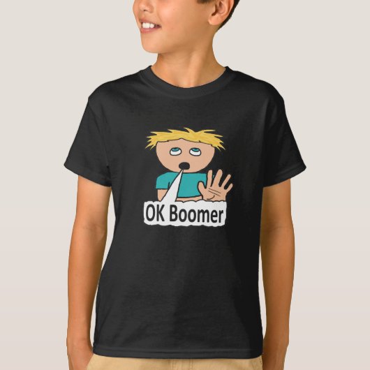 OK Boomer T-shirt (Voorkant)