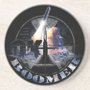 OK BOOMER US Navy Nuclear Sub Force Zandsteen Onderzetter