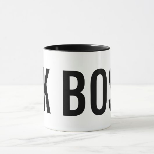 OK BOSS funny coffee mug gift for employee Mok (Midden)
