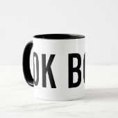 OK BOSS funny coffee mug gift for employee Mok (Voorkant links)