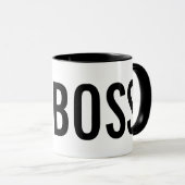 OK BOSS funny coffee mug gift for employee Mok (Voorkant rechts)
