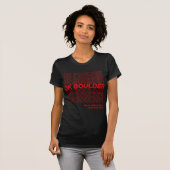 OK Boulder-T-shirt T-shirt (Voorkant volledig)