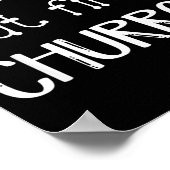 Ok But First Churros Sarcastic Quote Funny Churro  Poster (Hoek)