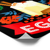 Ok But First Eggnog Funny Christmas Eggnog Lover Poster (Hoek)