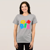 OK Bye – Kleurrijk Cool Exit T-shirt (Voorkant volledig)