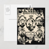 OK Corral Shootout Briefkaart (Voorkant / Achterkant)