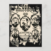 OK Corral Shootout Briefkaart (Voorkant)