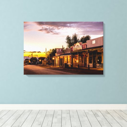 OK Corral, Tombstone, Arizona Canvas Afdruk (Insitu (Houten vloer))