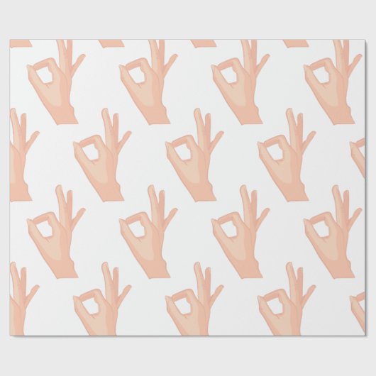 OK Fingers Cadeaupapier (Vlak)