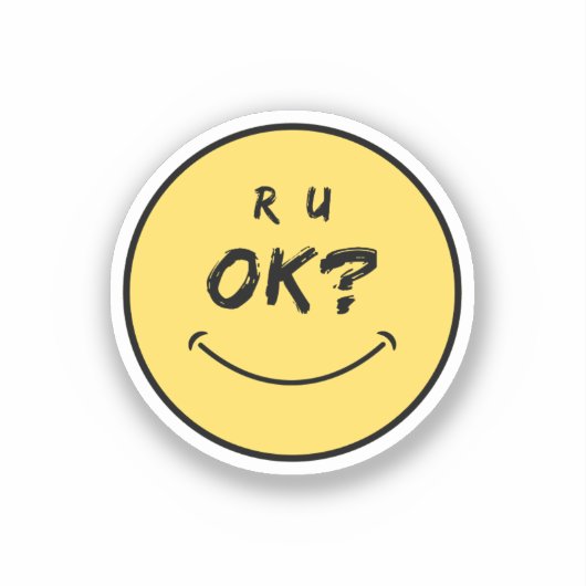 OK? Gaat het? Sticker (Voorkant)