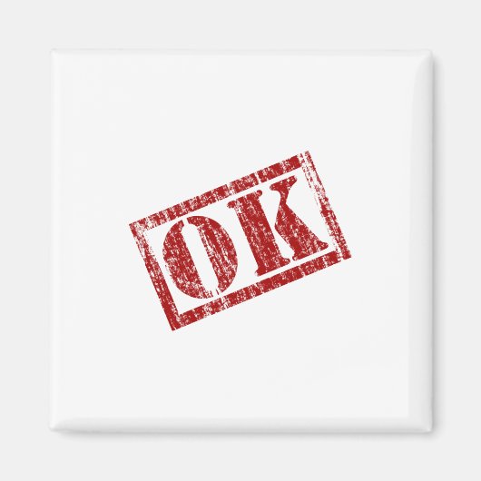 OK Geschreven Magneet (Voorkant)