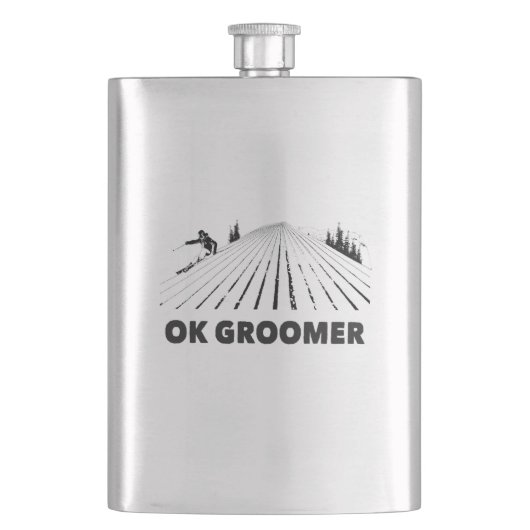 Ok Groomer Skiing Flacon (Voorkant)