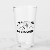Ok Groomer Skiing Glas (Voorkant)