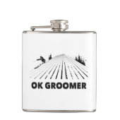Ok Groomer Skiing Heupfles (Voorkant)