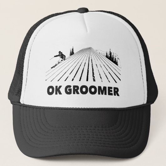 Ok Groomer Skiing Trucker Pet (Voorkant)