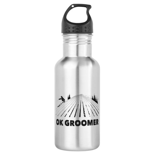 Ok Groomer Skiing Waterfles (Voorkant)