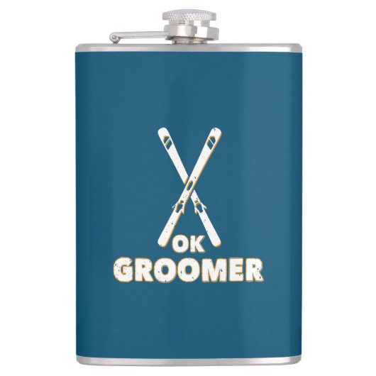 Ok Groomer Skis Heupfles (Voorkant)