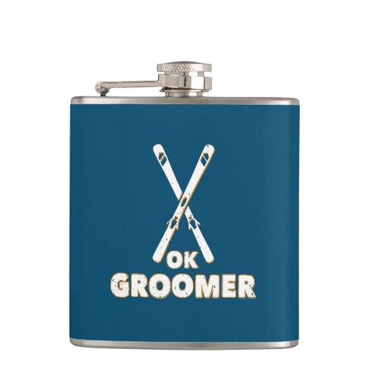 Ok Groomer Skis Heupfles (Voorkant)