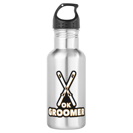 Ok Groomer Skis Waterfles (Voorkant)