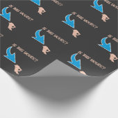 OK Hand Prank Meme Comedian Circle Game Cadeaupapier (Hoek)