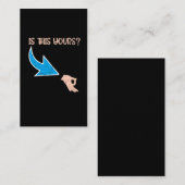 OK Hand Prank Meme Comedian Circle Game Visitekaartje (Voorkant / Achterkant)