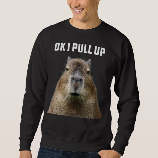 Ok I Pull Up Capybara T-Shirt (Voorkant)