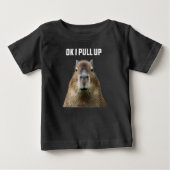 Ok I Pull Up Capybara T-Shirt (Voorkant)