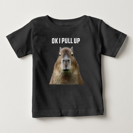 Ok I Pull Up Capybara T-Shirt (Voorkant)