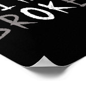 Ok, ik ben gebroken Onzichtbare Ziekte Geestelijke Poster (Hoek)