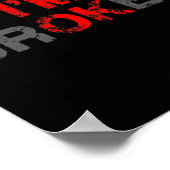 Ok ik ben gebroken onzichtbare ziekte Mannen vrouw Poster (Hoek)