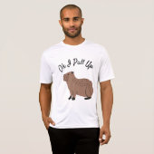 Ok ik kom capybara grappig T-shirt (Voorkant volledig)