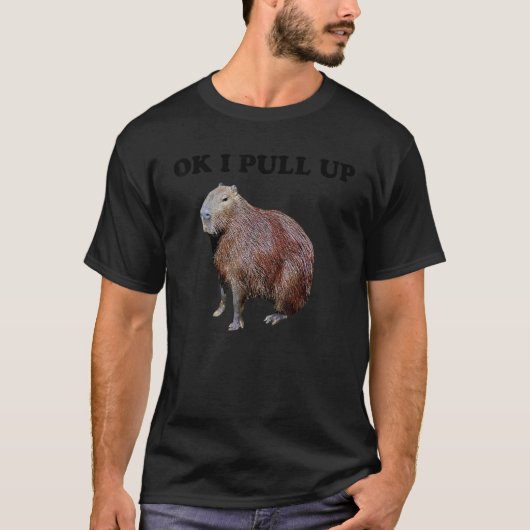 Ok ik kom capybara t-shirt (Voorkant)