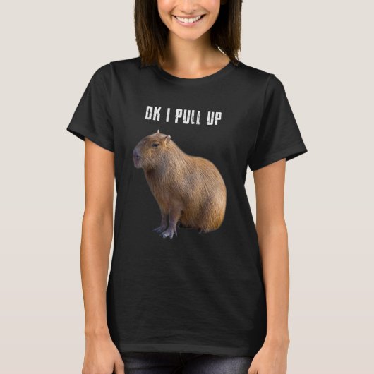 Ok ik kom capybara t-shirt (Voorkant)