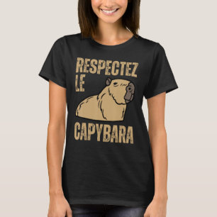 OK Ik trek Capybara kostuum Capibara Respect Pet T-shirt
