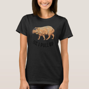 ok ik trek het capybara met een bril in het capyba t-shirt