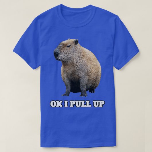 OK Ik trek het Capybara omhoog (2) T-shirt (Design voorkant)