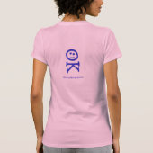 OK is een Sideways Persoon T-shirt (Achterkant)