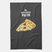 Ok, Maar Eerst Pizza Theedoek (Verticaal)