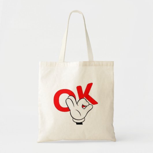 ok man ja man werkt grappig tote bag (Voorkant)