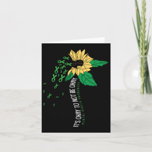 OK niet OK Mental Health Awareness Zonnebloem Kaart