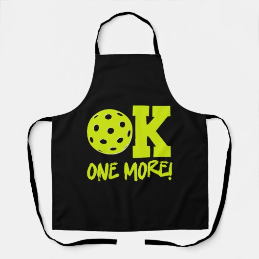 OK nog één - Pickleball Schort (Voorkant)