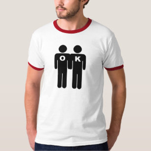 OK OM HOMOSEKSUEEL TE ZIJN T-SHIRT