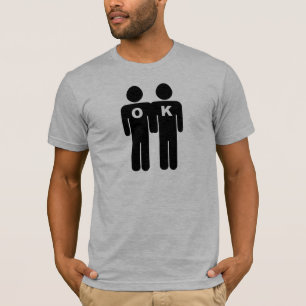 OK OM HOMOSEKSUEEL TE ZIJN T-SHIRT