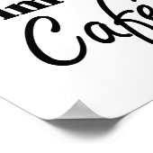 Ok Pero Primero Café Grappige Koffieliefhebber Spa Poster (Hoek)
