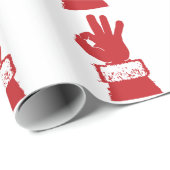 ok Santa Cadeaupapier (Rol Hoek)