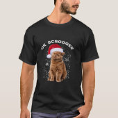 OK Scrooger Funny Cat Scrooge Kerstmis OK Boomer T-shirt (Voorkant)
