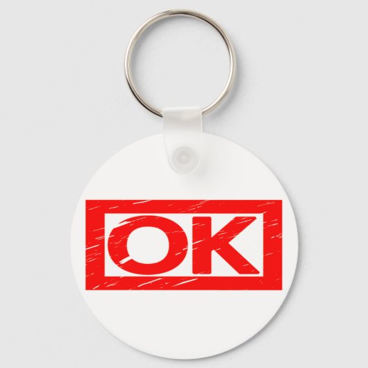 OK Stempel Sleutelhanger (Voorkant)