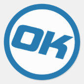 OK Sticker (Voorkant)